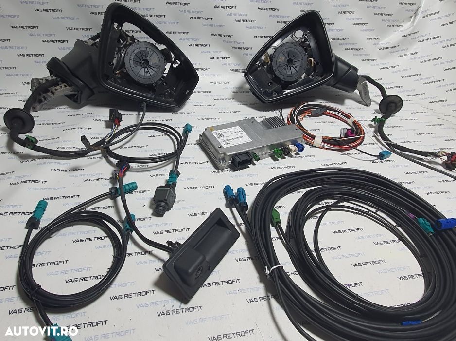 SET AREA VIEW 360 VW TIGUAN AD1 Oglinzi Rabatabile Electrice Camera - 3
