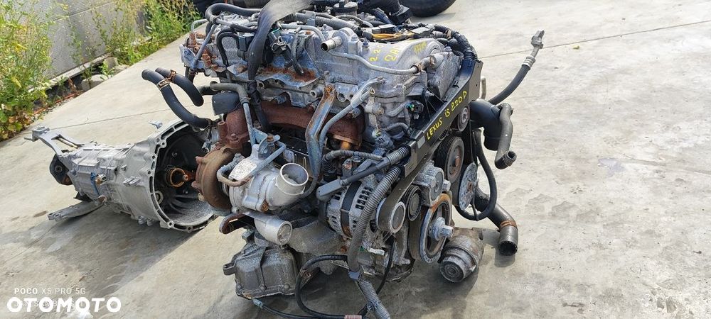 W-wa SILNIK KOMPLETNY 2AD LEXUS IS II 220D 2.2 D - CAT 177KM - 3