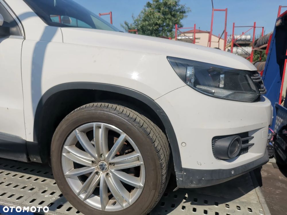 VW Tiguan I Lift LB9A 11-15 Zderzak Maska Błotniki Pas Przedni Przód Kompletny - 4