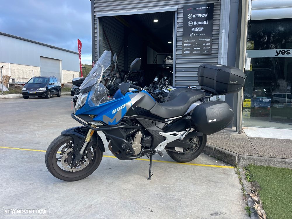 CF Moto 650MT Com kit 3 malas Shad - 5