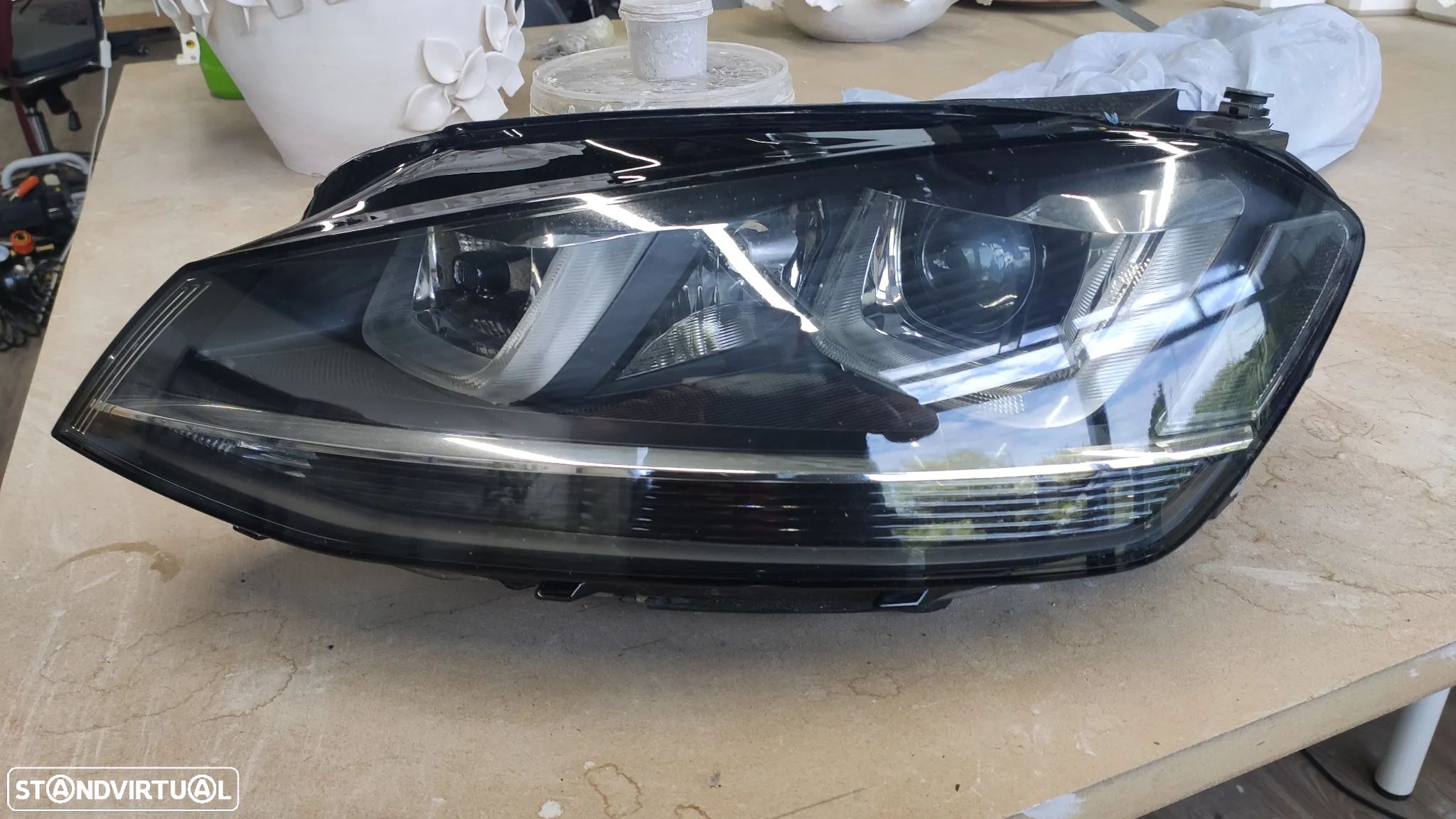 Farol esquerdo bi-xenon led direcional Golf 7 - 1