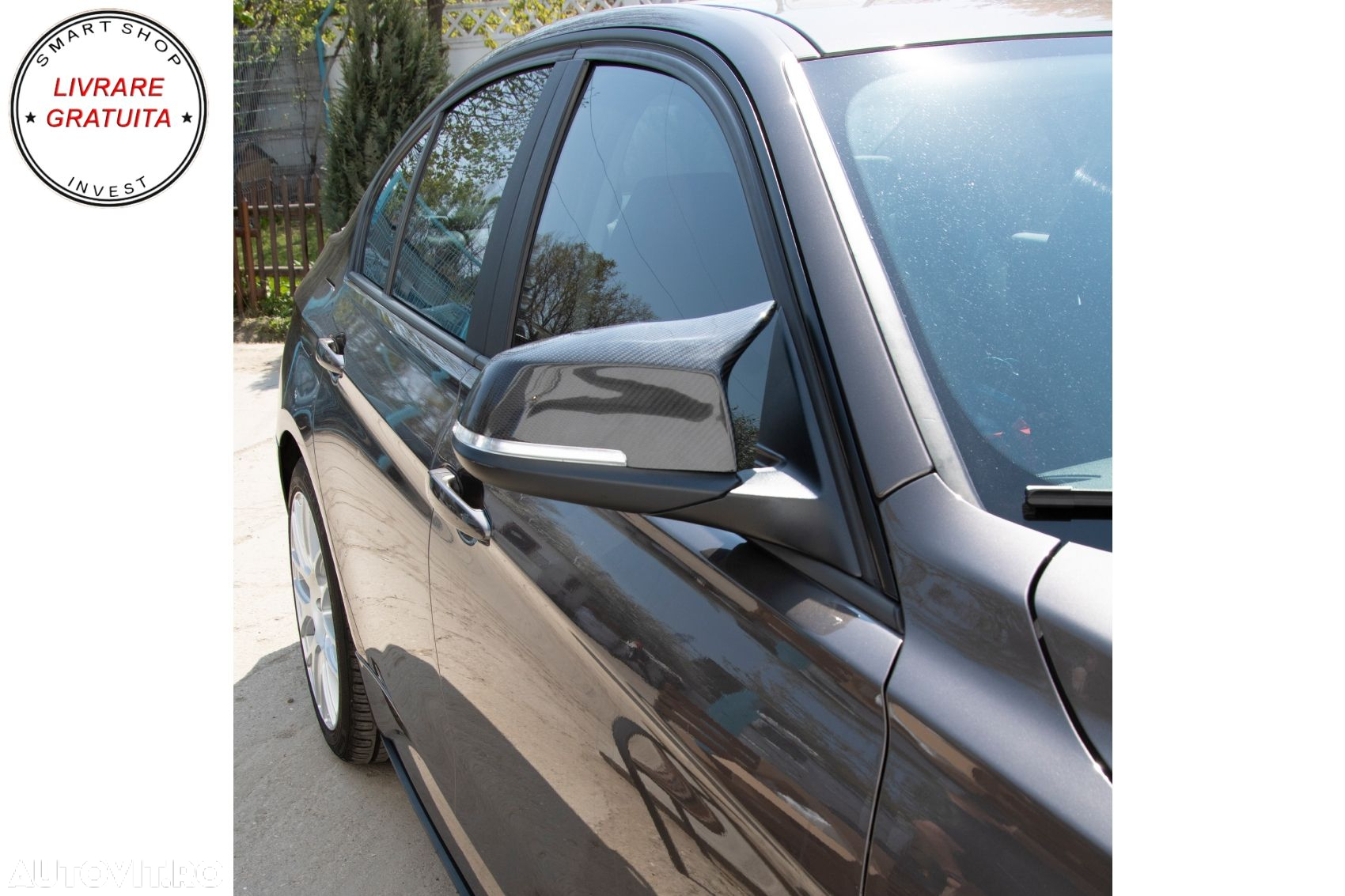 Capace oglinzi BMW Seria 1/2/3/4 F20 F21 F22 F23 F30 F31 F32 F33 F36 Carbon Design- livrare gratuita - 5