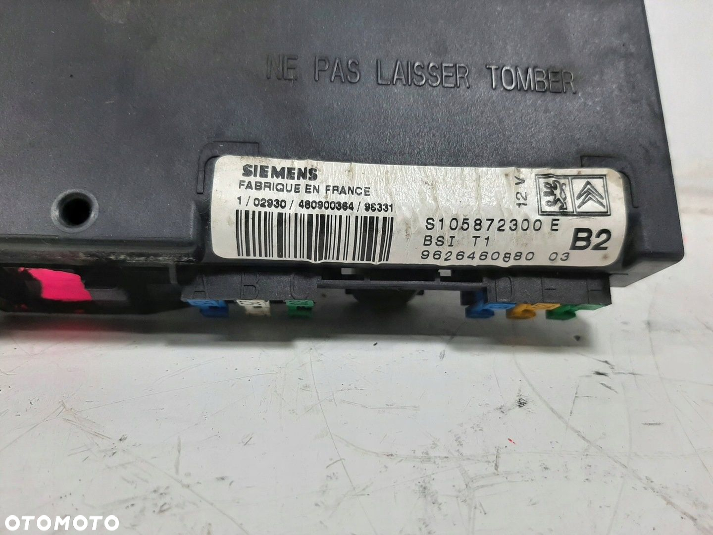 PEUGEOT 206 1.1 8V 98R STEROWNIK SILNIKA ZESTAW MAGNETI MARELLI 9635991580 - 10