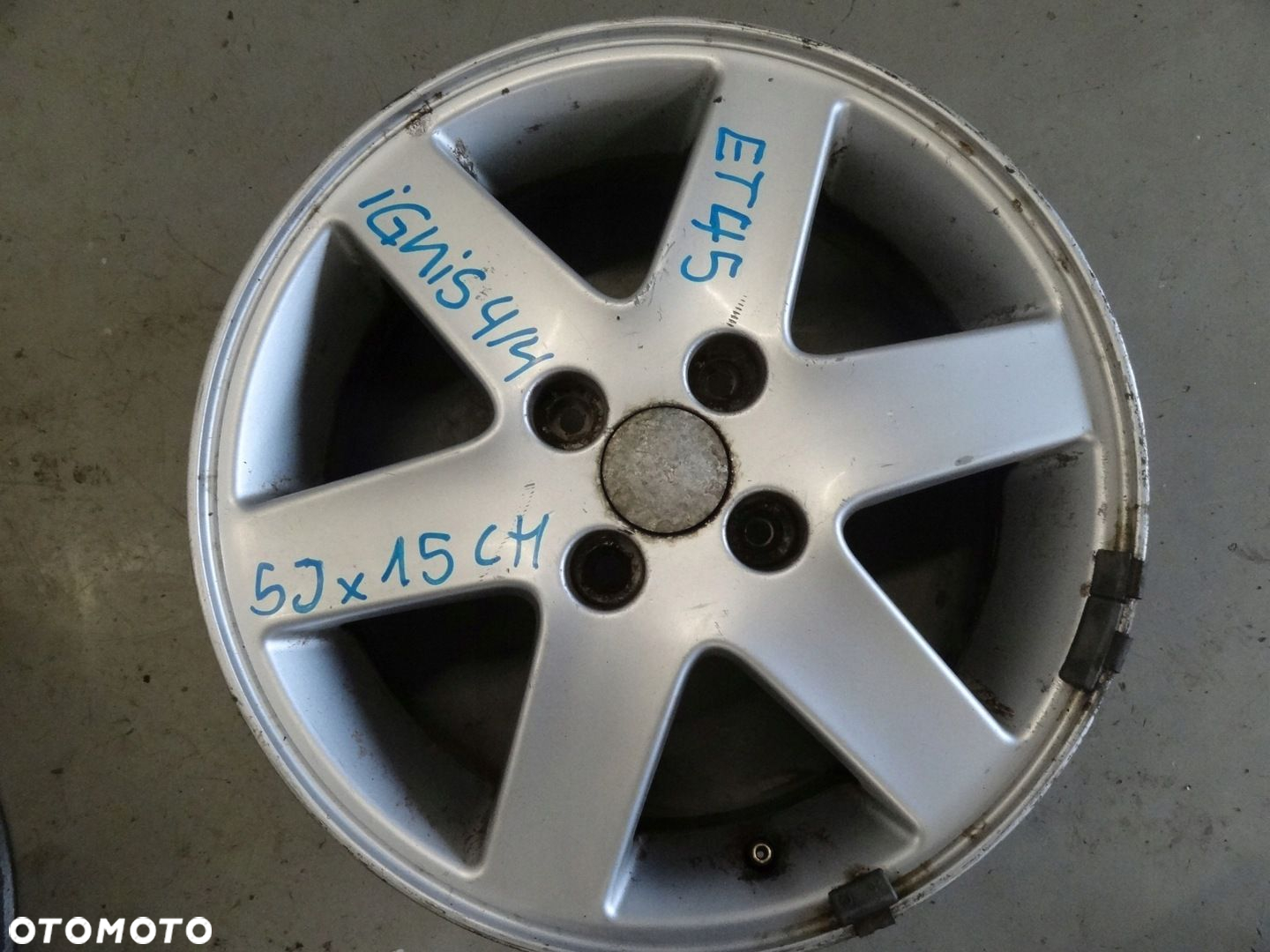 SUZUKI IGNIS FELGI ALUMINIOWE 5Jx15CH ET45 ROZSTAW ŚRUB 4x100 43210-86670 - 14
