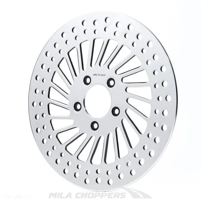 PROMOCJA Tarcza hamulcowa 292 mm Harley Davidson przednia lewa polerowana - 1