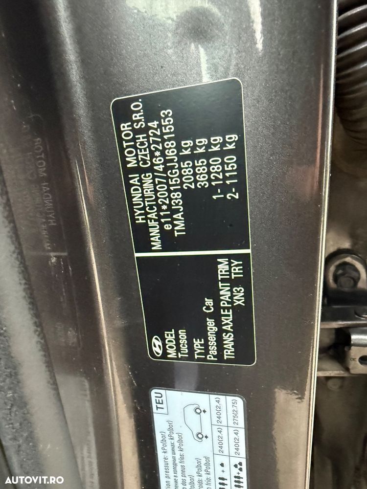 Hyundai Tucson blue 1.7 CRDi 2WD DCT Style - 24