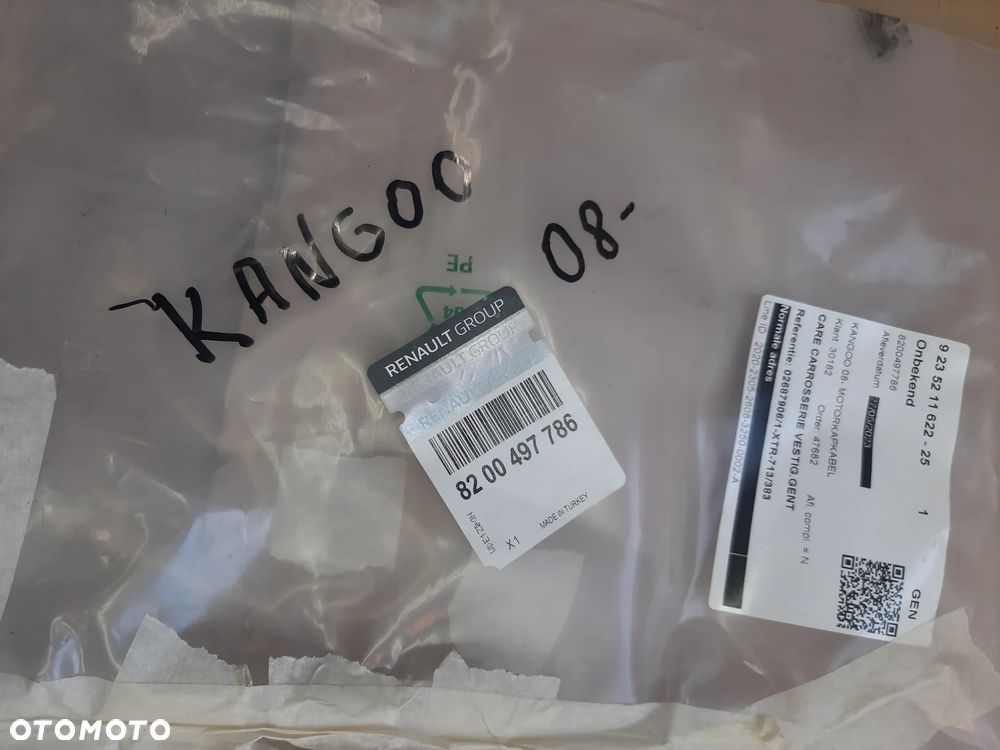 * Renault Kangoo II linka maski nowa oryginał 08r- - 2