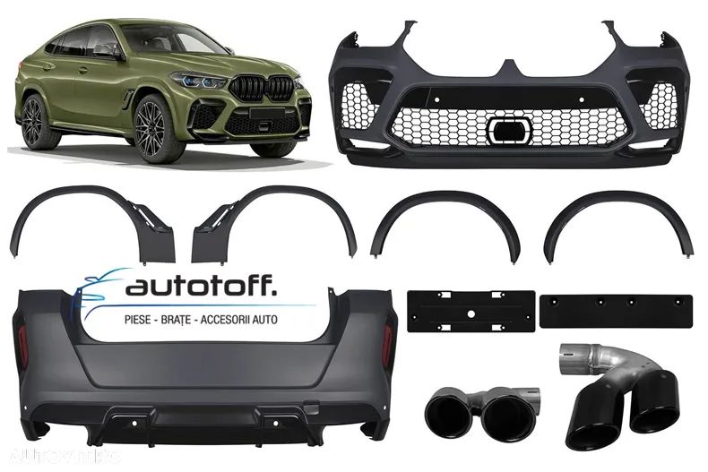 Pachet exterior compatibil BMW X6 G06 (2020+) X6M Design - 1