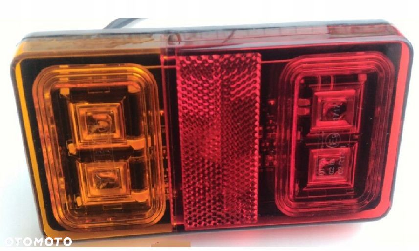 Lampa tylna zespolona LED prostokątna,3 funkcje - 1