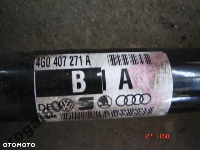 PÓŁOŚ PÓŁOSIE AUDI A7 3.0 TDI - 3
