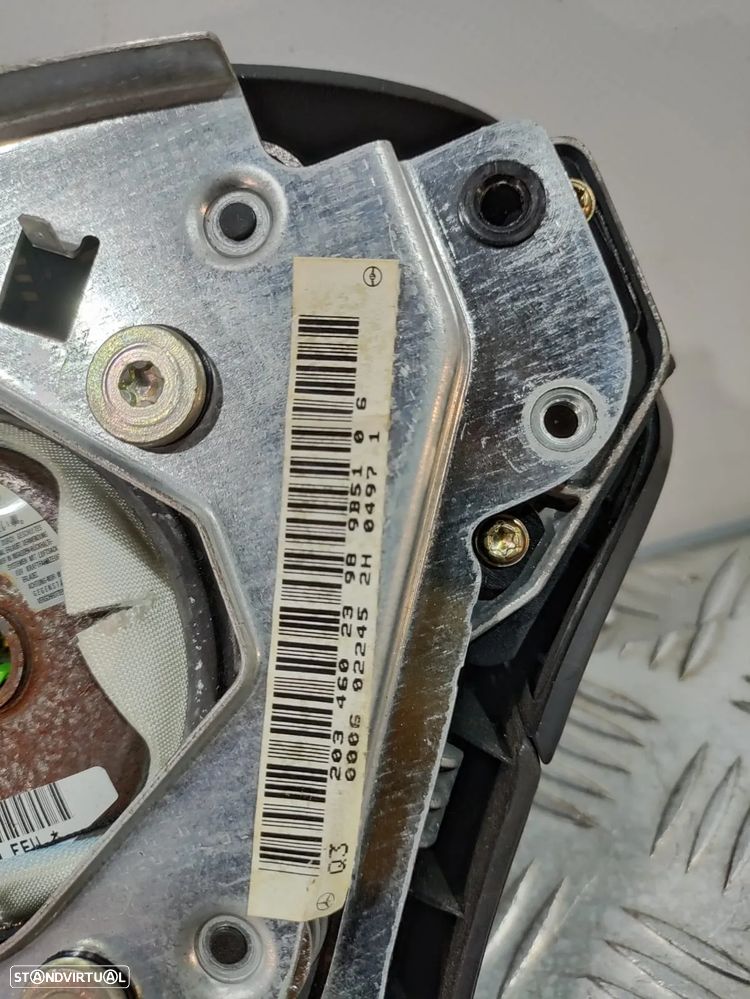 Airbag Volante Condutor Original Mercedes Classe C W203 CL203 Coupe 2034602398 2001 - 2007 - 8