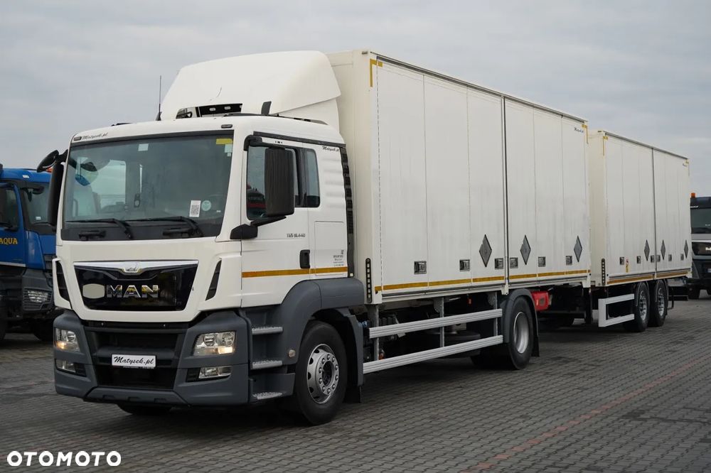 MAN TGS 18.440 / ZESTAW TANDEM / FULL ADR / AT OX EXI EXII FL / OTWIERANE BOKI / DO PRZEWOZU MATERIAŁÓW WYBUCHOWYCH / - 1