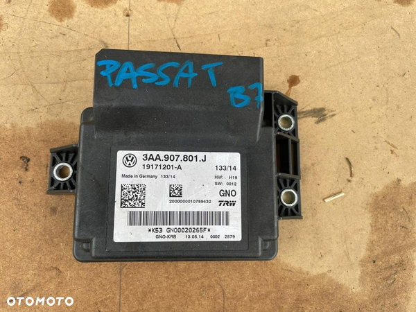 Moduł sterownik hamulca ręcznego VW Volkswagen Passat B7 3AA907801J
