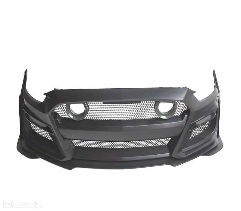 PARA-CHOQUES FRONTAL FORD MUSTANG 15-17 LOOK GT500 GRELHA LUZ LED - 3