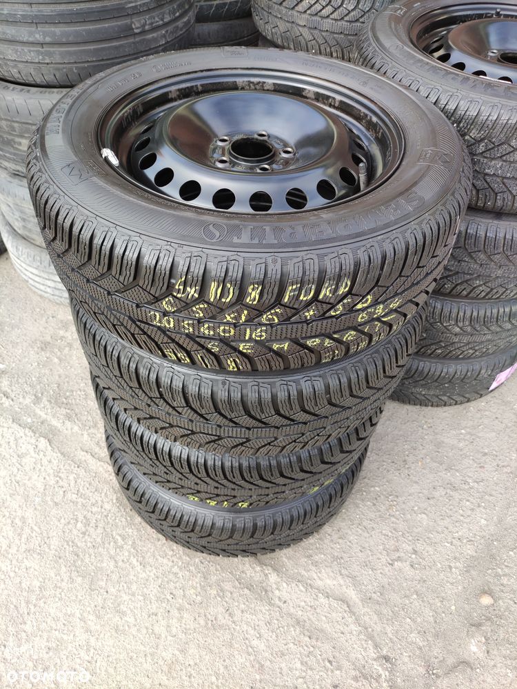 5x108 Felgi Stalowe Stal 16 Koła zimowe zima FORD MONDEO MK3 MK4 MK5 FOCUS MK3 MK4 CMAX C-MAX Grand C-max TOURNEO TRANSIT CONNECT VOLVO C30 V40 S40 V50 7mm Legnica ALU-RAD 205/60 - 5