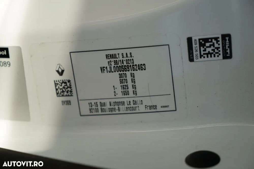 Renault TRAFIC III / AUTOBUS / 9 LOCURI / 90.000 KM / PRIMUL PROPRIETAR / SHOWROOM POLONESE / 2022 / - 38