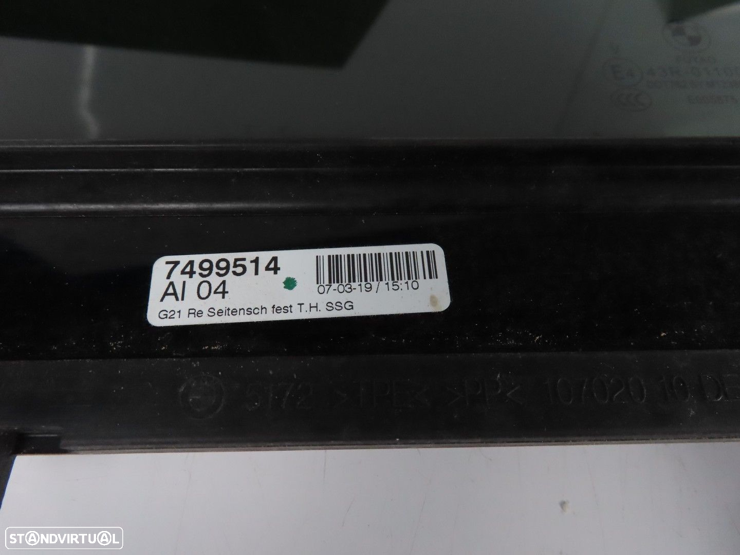 Conjunto de vidros escuros Usado / Original BMW 3 Touring (G21) 51358496661 / 51... - 4