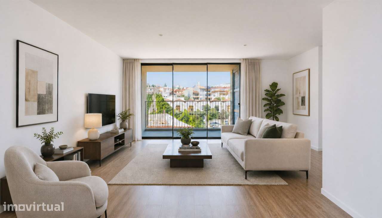 Apartamento T2+1 com terraço e varandas à venda no centro do Porto - Grande imagem: 4/22