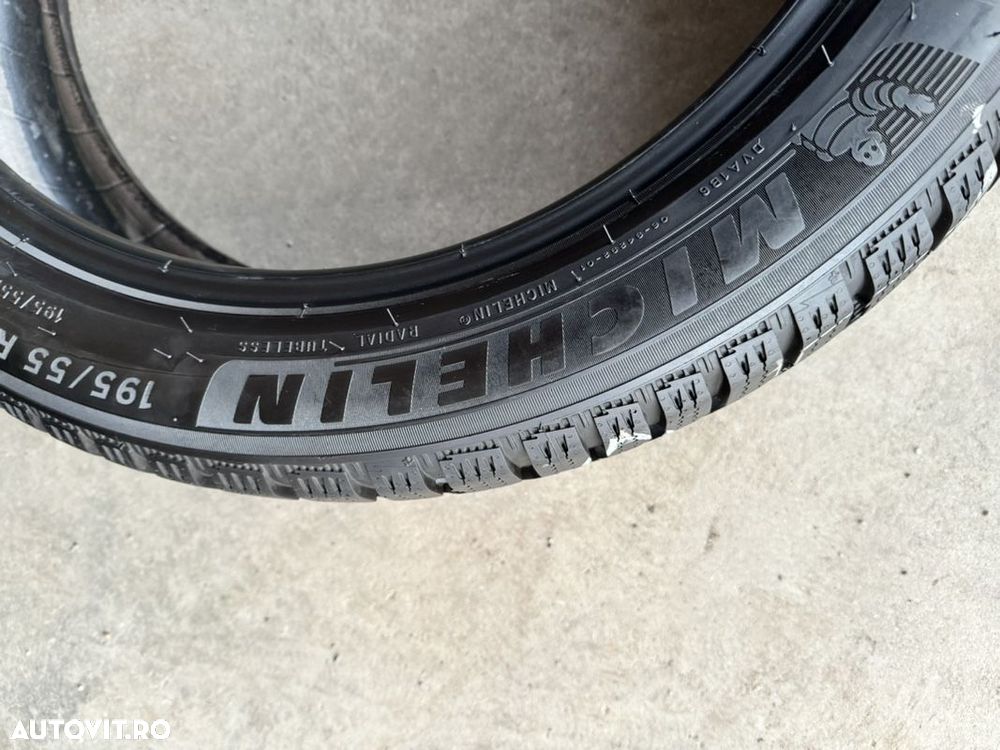 vând 4 anvelope 195/55/20 Michelin de iarnă ca noi - 6