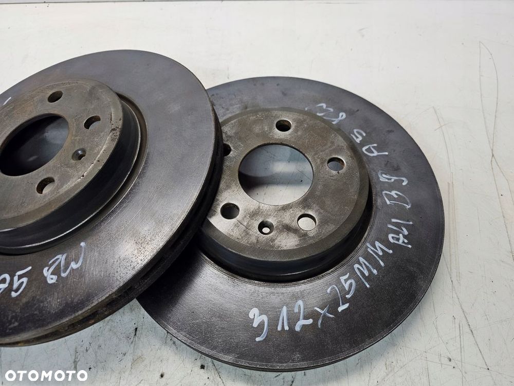 TARCZA TARCZE HAMULCOWE PRZÓD AUDI A4 B9 A5 8W 312MM 25MM ORYGINAŁ - 1