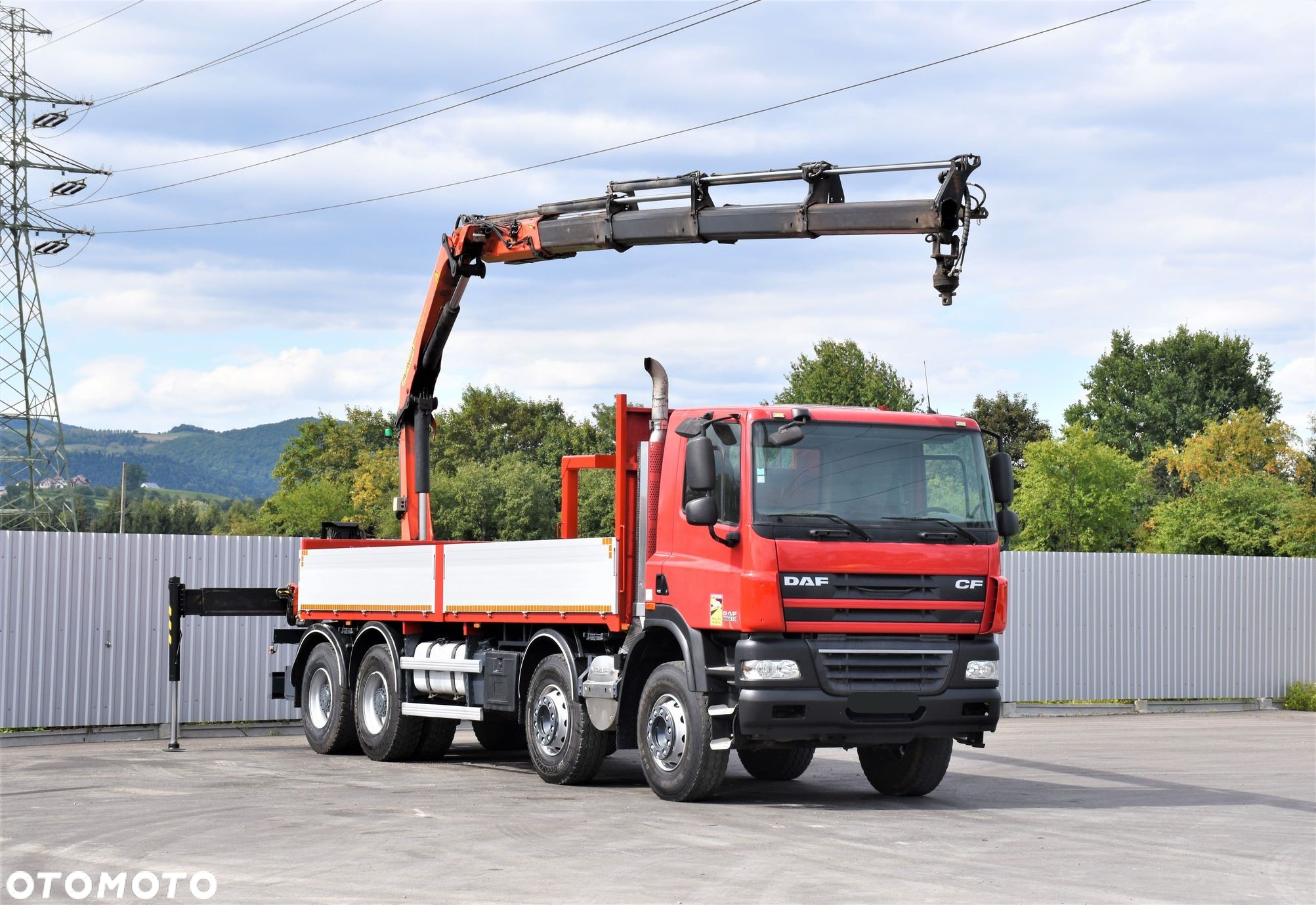 DAF CF 85.410 Skrzynia 6,80m + PK 18002-EHC+PILOT /8x4 - 2