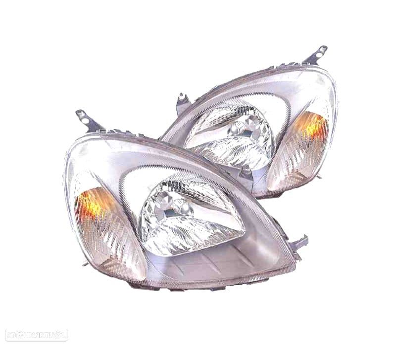 FARÓIS OPTICAS TOYOTA YARIS 99-03 VAL - 1