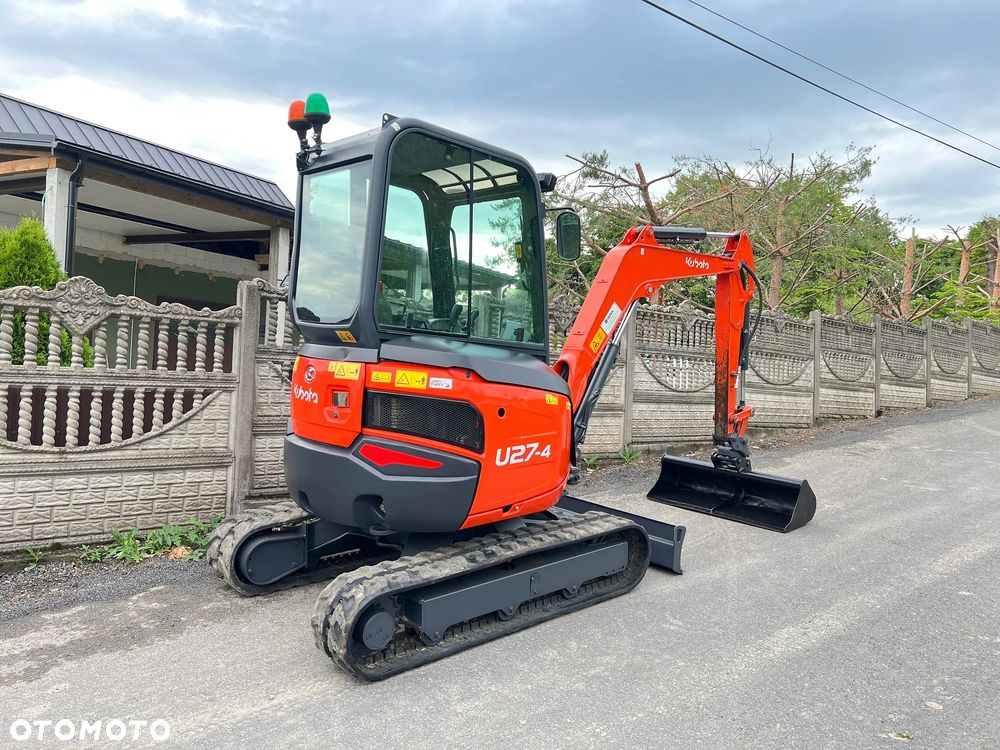 Kubota U27-4 * MiniKoparka Kubota U27 * Zerowy Obrys * 3 Tony * Stan Bardzo Dobry * - 5