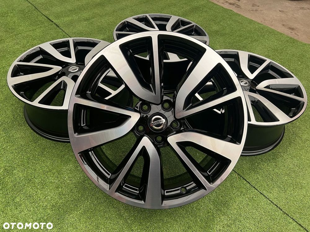 KOMPLET FELG FELGI ALU NISSAN QASHAQAI X TRAIL JUKE 19 ET40 ORYGINALNE - 2