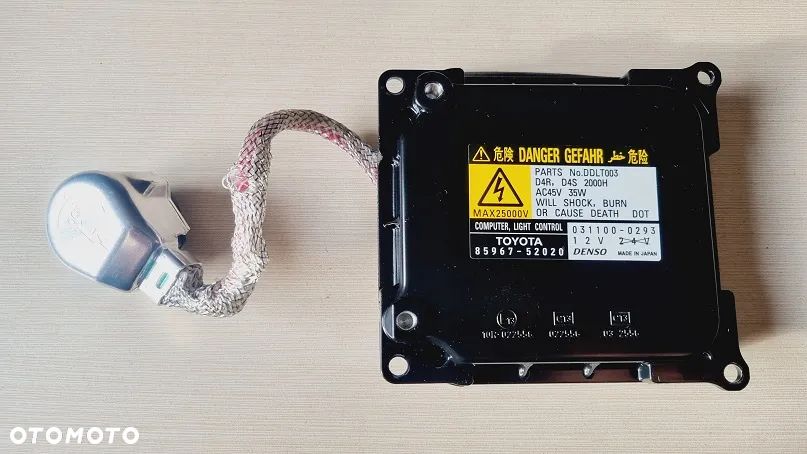 PRZETWORNICA MODUŁ XENON TOYOTA DENSO 85967-52020 ORYGINAŁ NÓWKA - 1