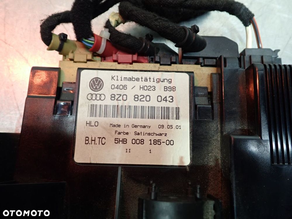 PANEL STEROWANIA NAWIEWU KLIMATYZACJI AUDI A2 - 8