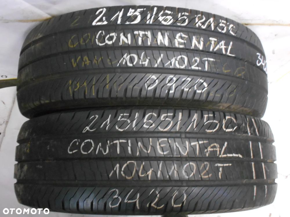 OPONY 215/65R15C CONTINENTAL VAN CONTACT ECO DOT 3420 8MM - 1