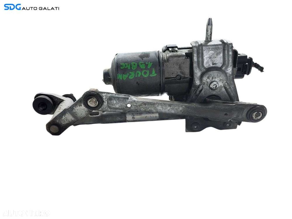 Ansamblu Brat cu Motoras Stergator Stanga Parbriz Volkswagen Touran 2004 - 2010 Cod 0390241717 1T0955119A [L7153] - 1