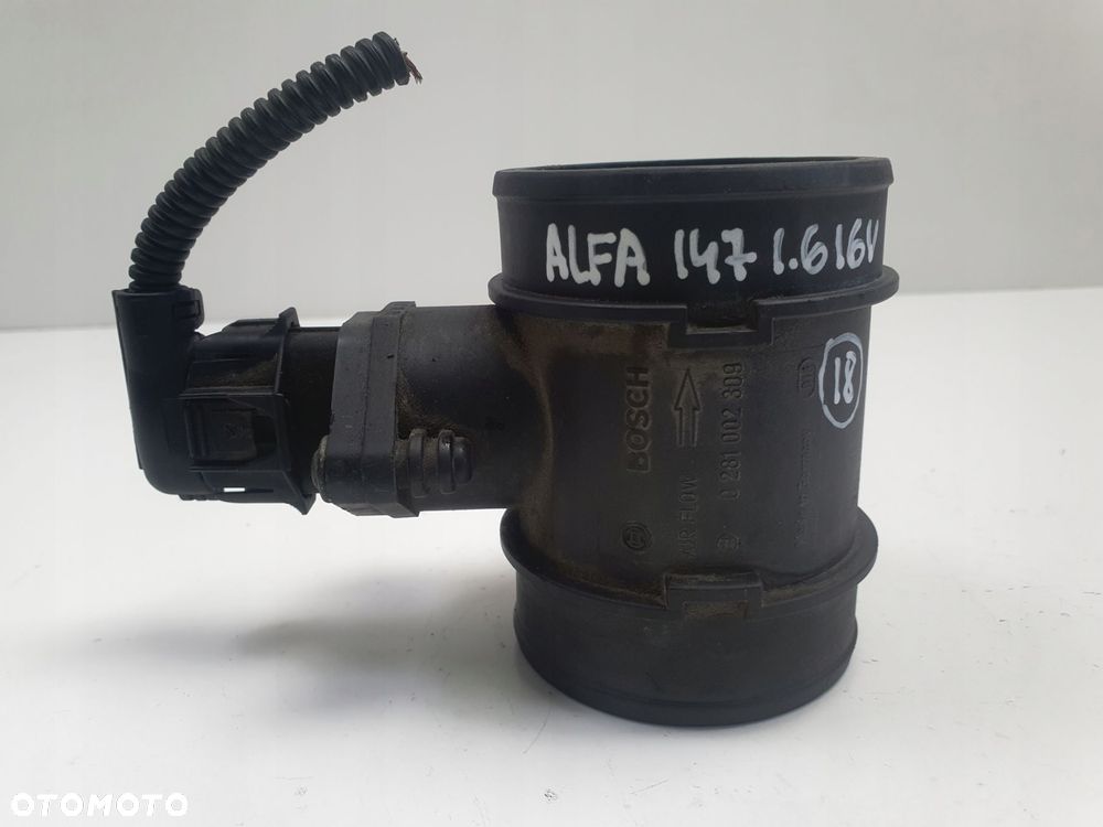 PRZEPŁYWOMIERZ POWIETRZA Alfa Romeo 147 1.6 16V _ 0281002309 - 1