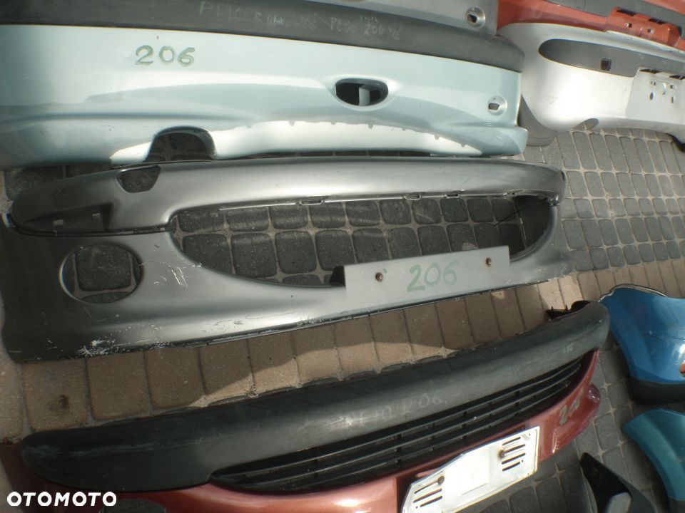 zderzak  przód przedni tył tylny peugeot 206 106 Posiadam prawie wszystkie części do tego modelu - 3