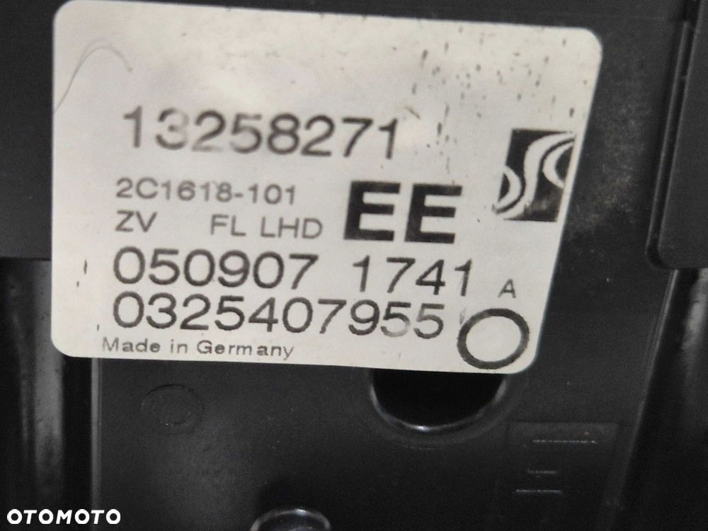 opel corsa D meriva b zamek lewy przód przedni kierowcy 6 pin - 8