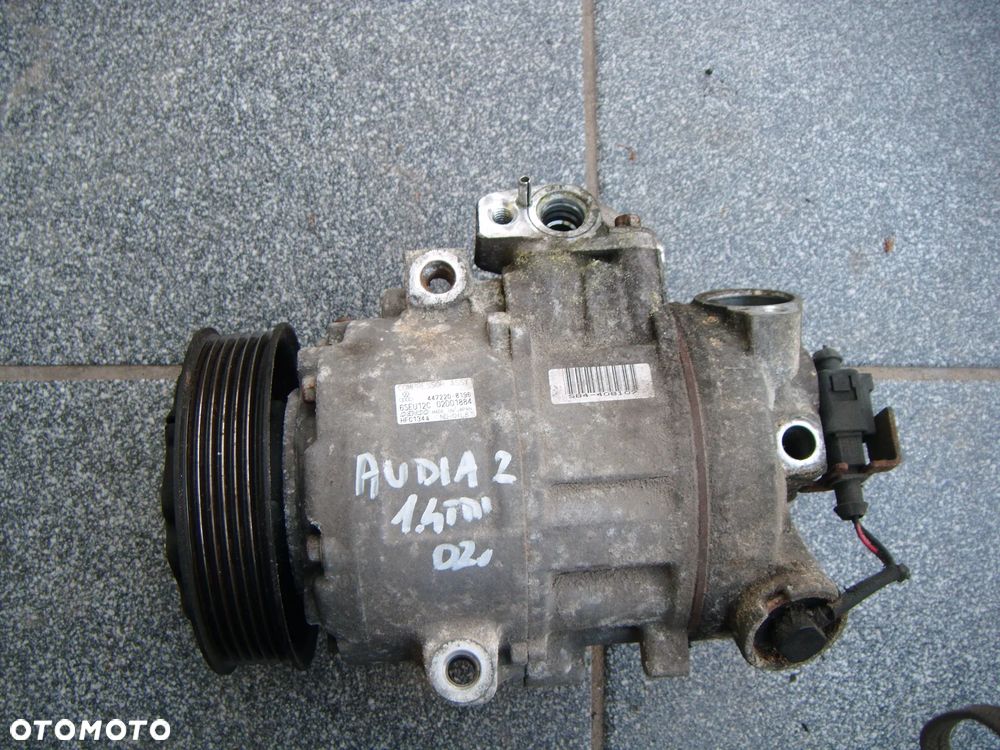 audi a2 02r 1.4tdi kompresor- sprężarka klimatyzacji  447220-8196 - 4