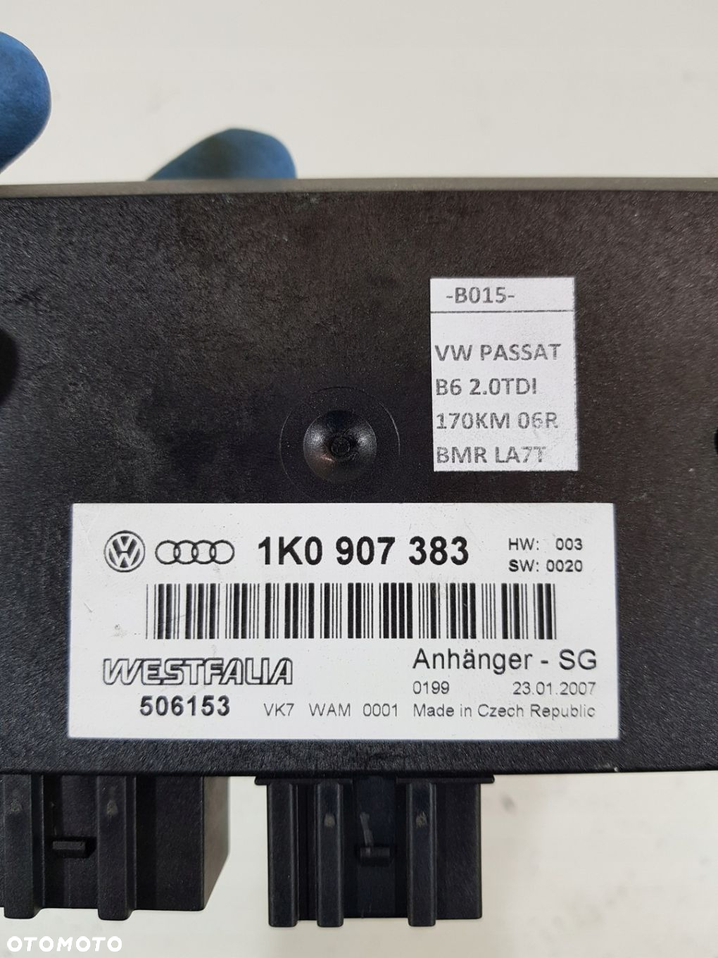 MODUŁ HAKA WESTFALIA 1K0907383 VW AUDI EU - 4