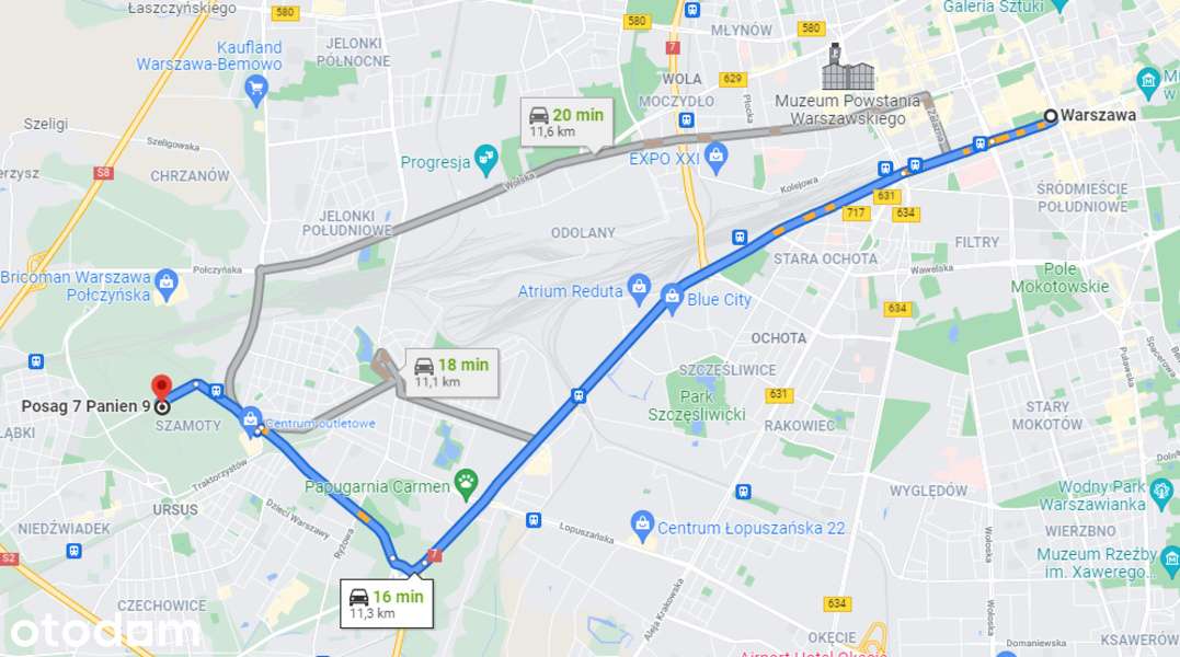 2 niezależne pokoje | 2 miejsca garażowe | Warszawa Ursus