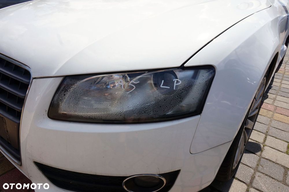 MASKA ZDERZAK BŁOTNIKI LAMPY A5 I 8T LY9C  AUDI 2007-2016 BIAŁY PRZÓD KOMPLETNY - 25