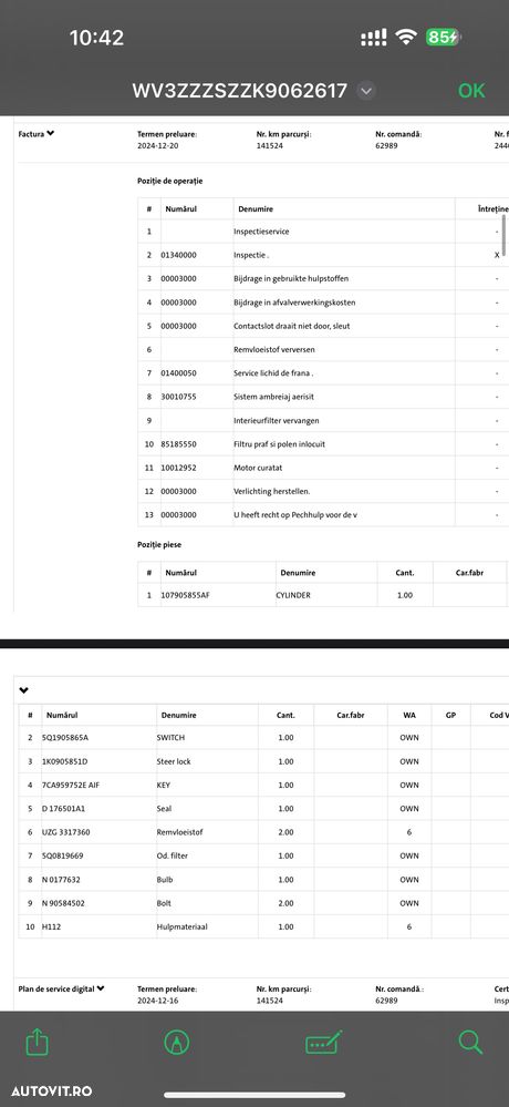 Volkswagen VW Crafter Cub TVA DEDUCTIBIL 35 an 2020 2.0tdi 157.000km Istoric Service Complet la reprezentanta vw Stare foarte buna NU Mercedes Sprinter Duba Iveco Ford transit izoterma - 8