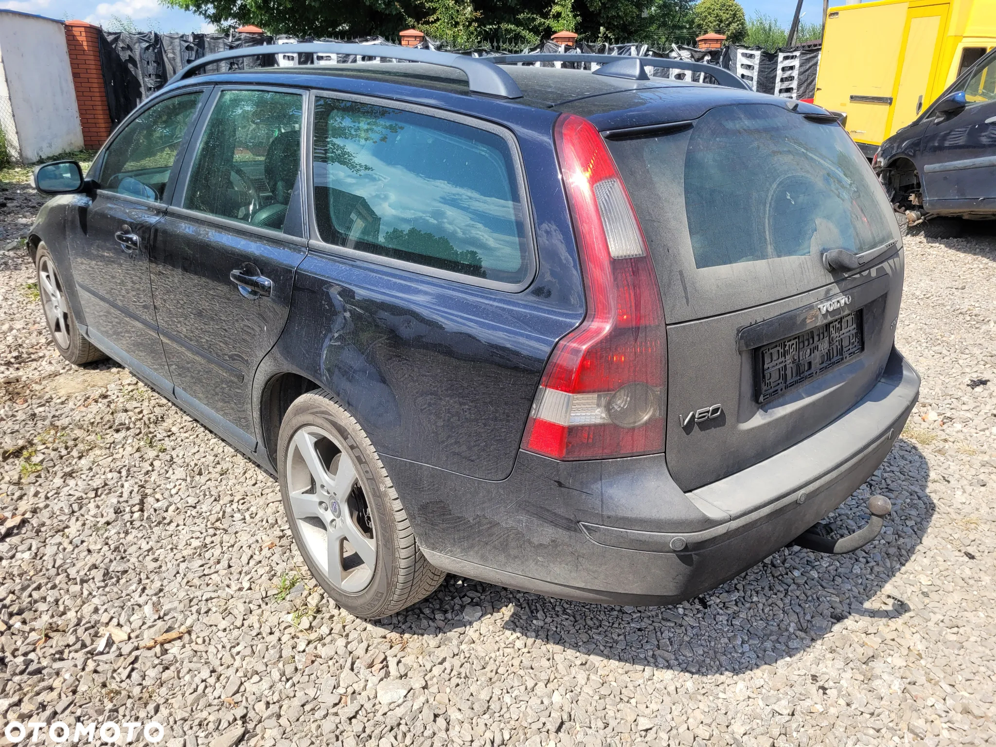 VOLVO V50 452-46 maska pokrywa silnika klapa bagażnika zderzak lampa reflektor pas przedni stop lampy halogeny - 3