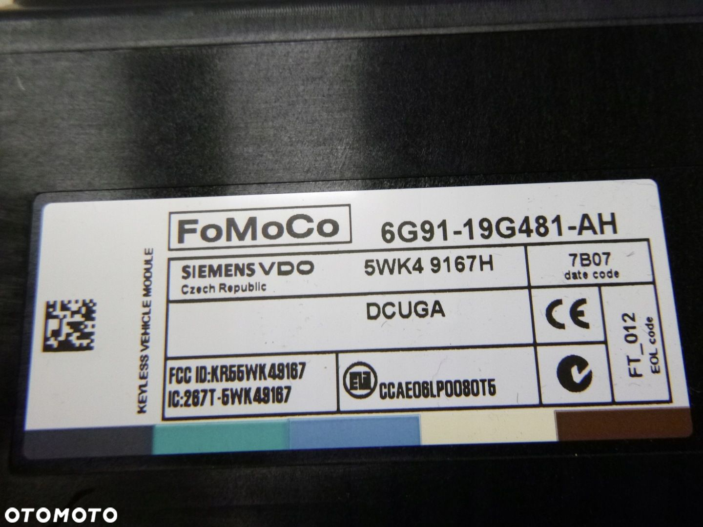 JAGUAR XK R X150 MODUŁ STEROWNIK KOMFORTU KEYLESS - 8
