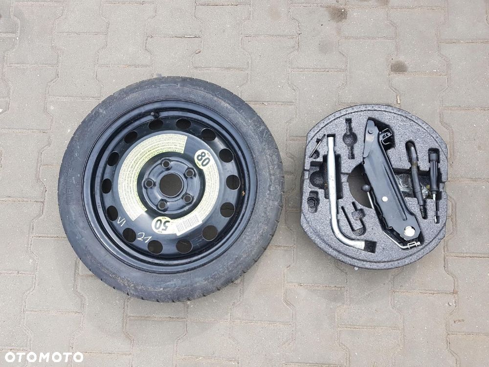 VW GOLF VI V TOURAN EOS KOŁO DOJAZDOWE 16 5X112 LEWAREK WKŁAD - 1