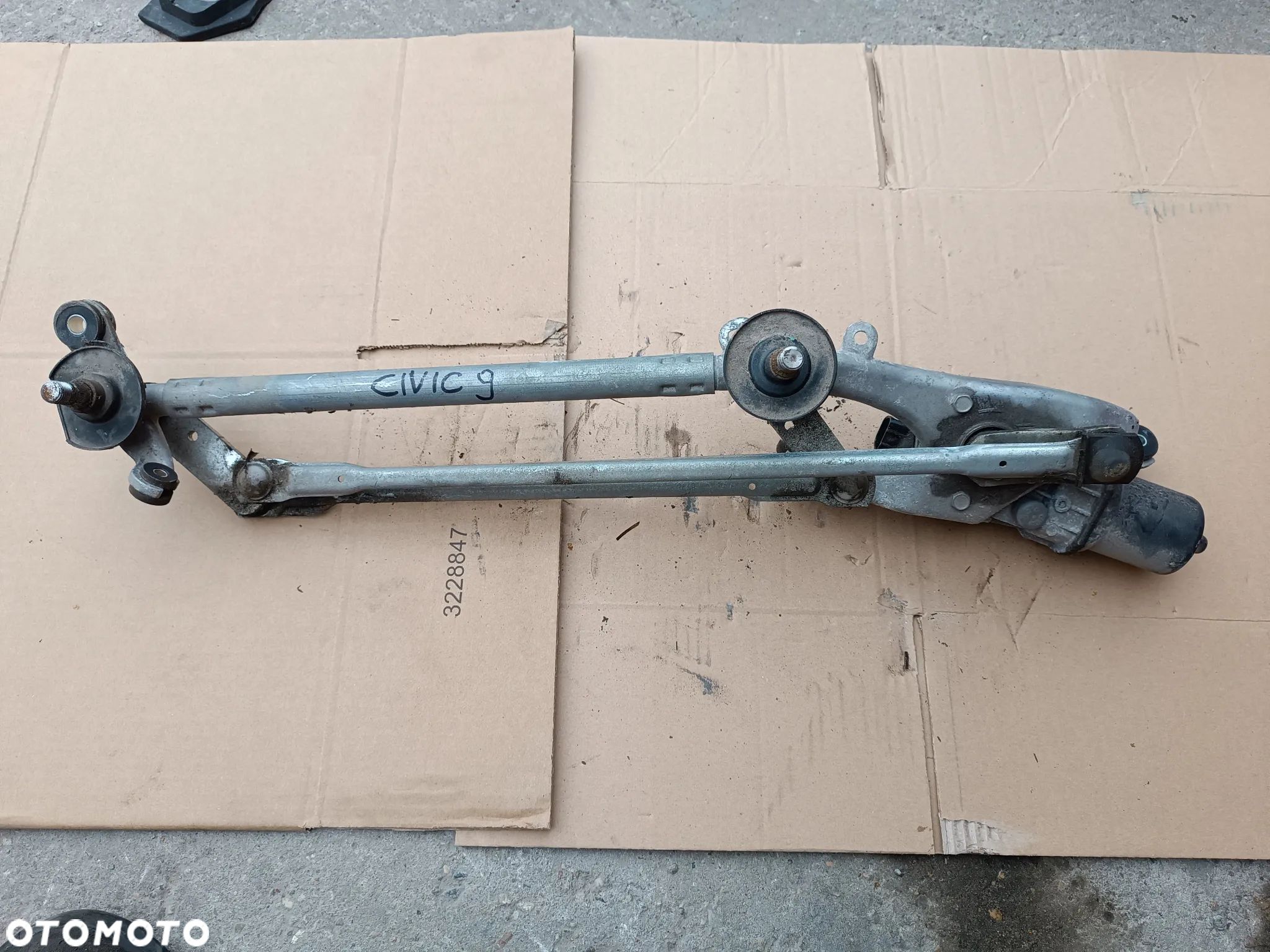 MECHANIZM WYCIERACZEK SILNIK HONDA CIVIC IX 9 - 1