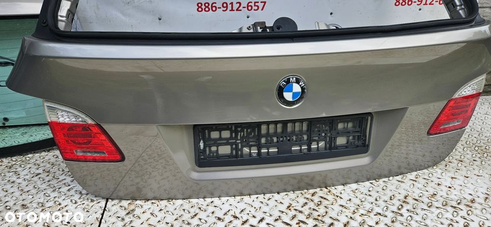 BMW 5 E61 LCI LIFT Kombi klapa bagażnika kolor Platinbronze Metallic A53   lampa tył w klapę lewa - 10