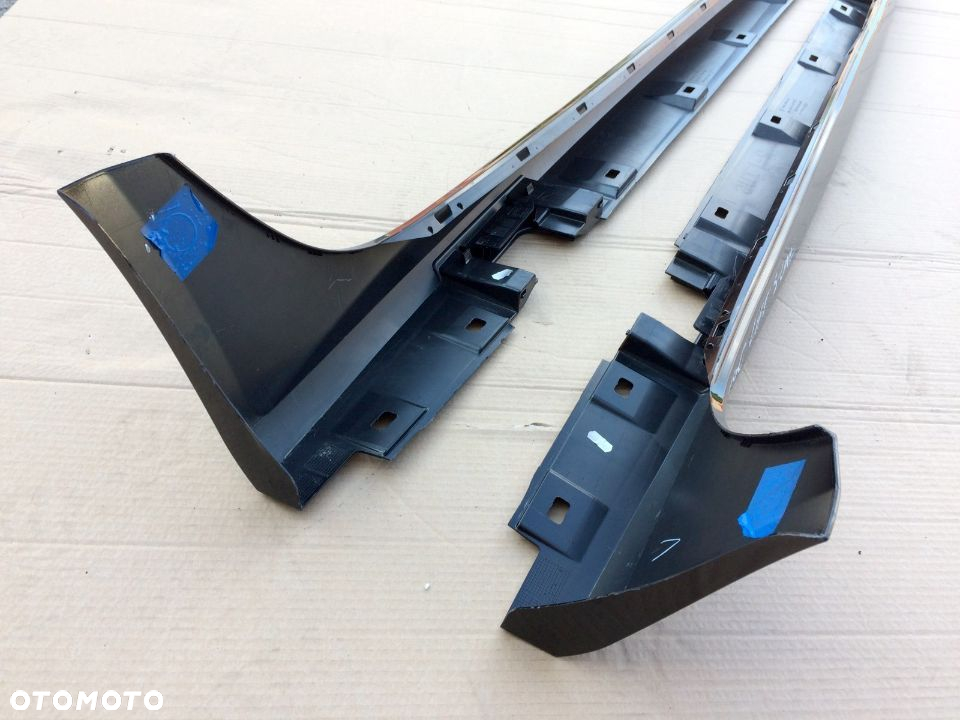 Listwy Progowe Boczne Audi A6 C7 4G0 LIFT S-Line CZARNE - 7
