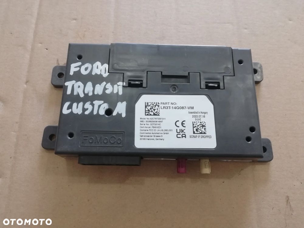 MODUŁ STEROWNIK BLUETOOTH Ford Transit Custom MK8 22R lr3t-14g087-vm
