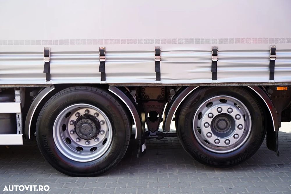 DAF XF 480 / COMBINAȚIE TANDEM / 120 M3 / PUNȚĂ RIDICATĂ / + REMORCĂ WECON / PUNȚI SAF - 24