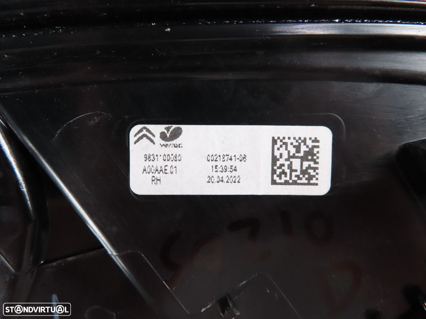 Farolim Direito/Trás Seminovo/ Original CITROEN C4 III (BA,BB/BC) 9831100080 - 4