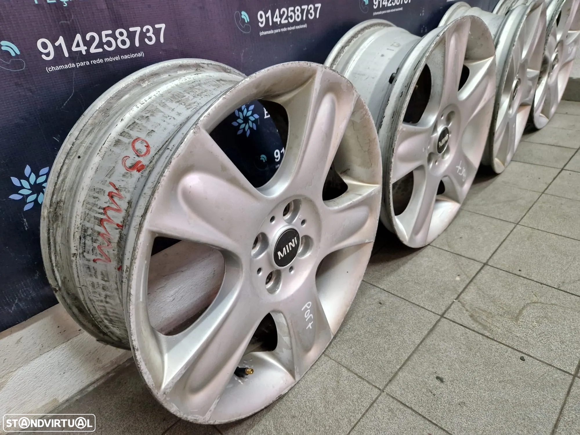 Jantes usadas MINI ONE COOPER R56 R55 R57 17 4X100 - 6